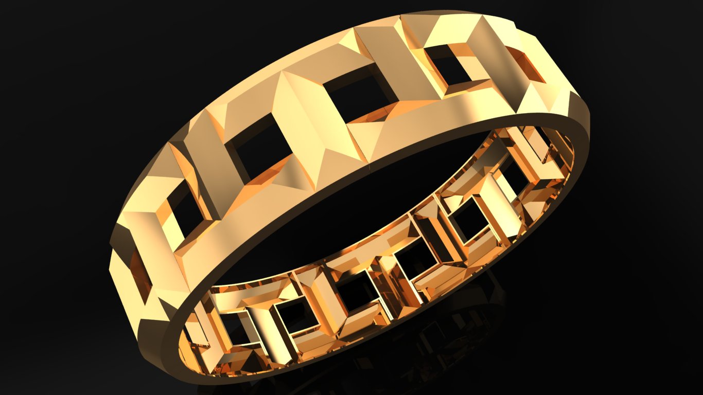 T Bangle Tifany Style 3D Model